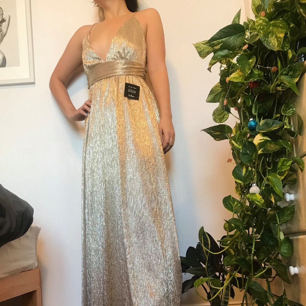 Glittery Gold Gown